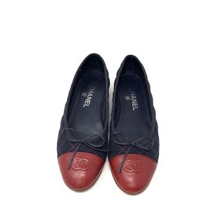 Chanel Cap-Toe Ballet Flats